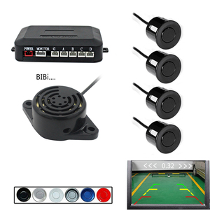 Radar de marcha atrás para coche con cámara de visión trasera, conexión a la navegación del coche, 4 sondas ultrasónicas, Sensor de marcha atrás, Sensor de aparcamiento Led de 12V - Product Image 2