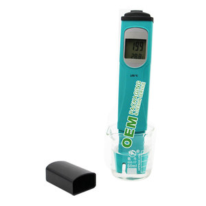 Analizador de conductividad del medidor de sensor Arduino Ec de temperatura del agua digital portátil