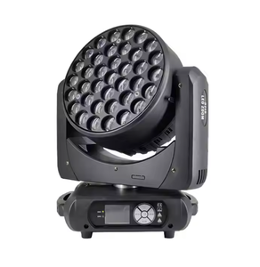 Luce LED da palcoscenico 37x15W ad alta luminosità con sistema di miscelazione del colore a fuoco variabile e controllo DMX per spettacoli professionali - Product Image 2