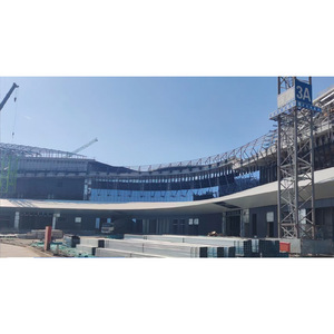 Sistema di rivestimento della parete della tenda di Fasec con vetro strutturale prezzo enorme della struttura d'acciaio di alluminio per le pareti della tenda di alta qualità
