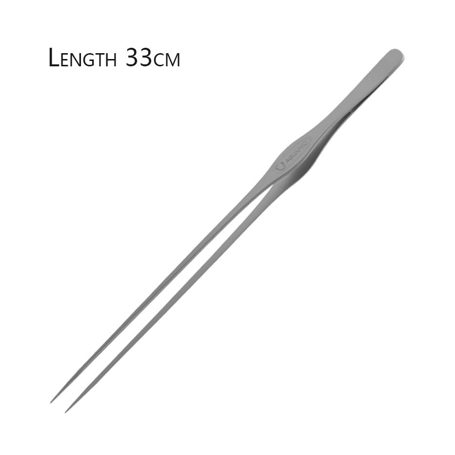 Pince à épiler droite 33 cm