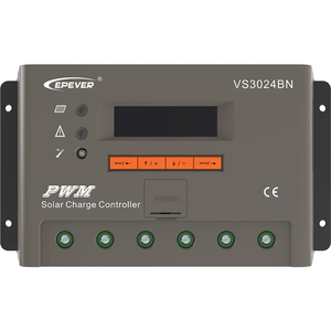 EPEVER VS3024BN 30A PWM-Laderegler mit Punktmatrix-LCD-Display und RS485-Kommunikationsschnittstelle für netz unabhängiges System - Product Image 1