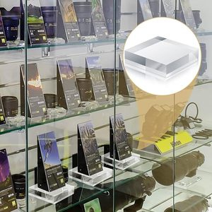 8 штук акриловый блок дисплея прозрачный полированный акриловый квадратный блок дисплея акриловый блок дисплея (4x4x1 дюйм) - Product Image 3