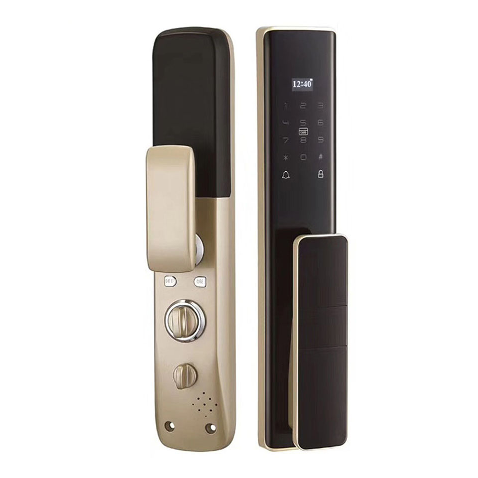 Factory Price Wifi APP Control Lock Card Key Fingerprint Password Tuya Smart Door Lock