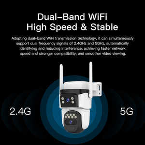 Cb621dr 6 milyon piksel çift Lens açık WiFi güneş güvenlik kamera gece görüş renk hareket algılama Alarm düşük PTZ bulut - Product Image 3