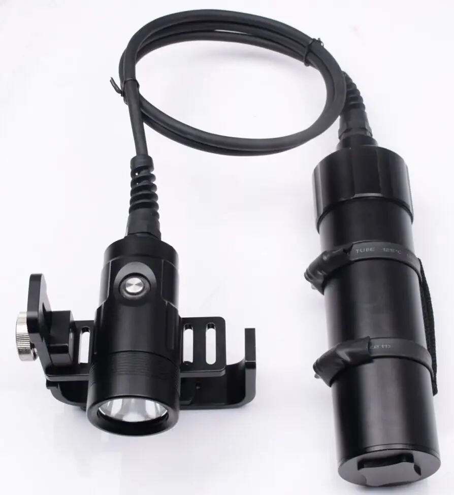 DIV20S brighest Focus Led Canister Dive Light Lamp Night Light Waterproof Diving Underwater Scuba torcia a pagamento