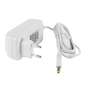 12V 2A欧盟电源插头24w白色欧洲开关对讲电源对讲机电源适配器 - Product Image 1