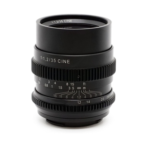 SLR เมจิก35มิลลิเมตร F1.2เต็มเฟรมมุมกว้างภาพยนตร์และนายกรัฐมนตรีเลนส์โฟกัสด้วยตนเองสำหรับ E-Mount,X-Mount - Product Image 2