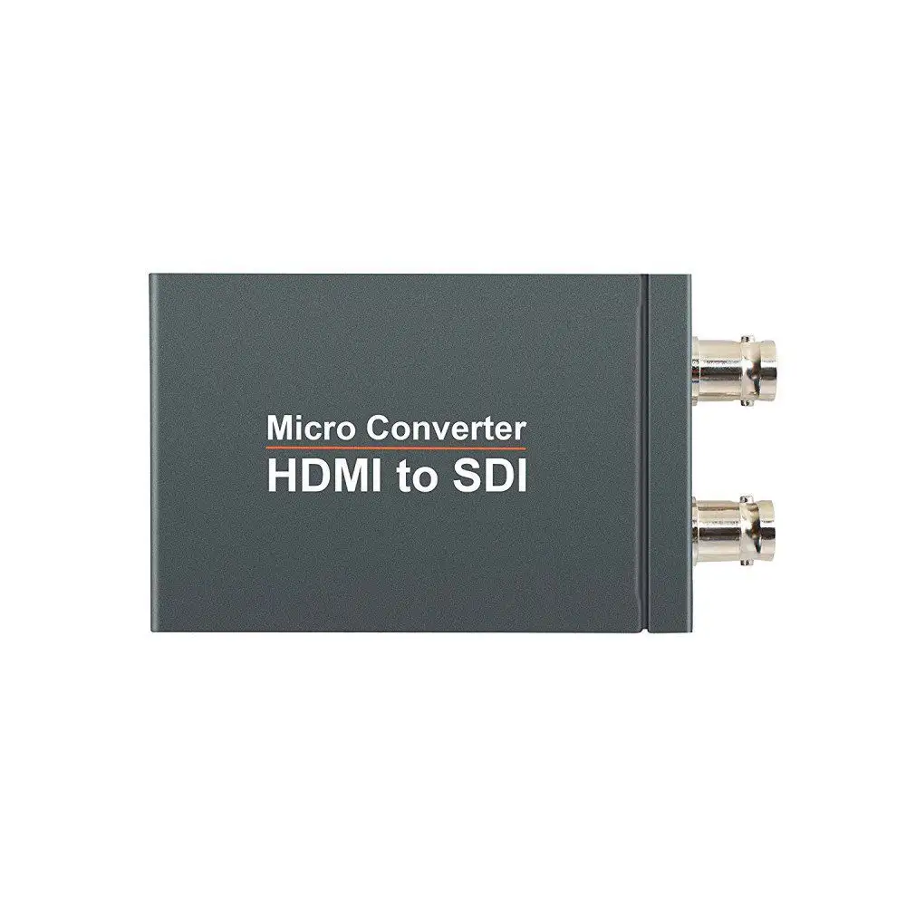 HDMI SDI dönüştürücü adaptör Video ses 1080P HDMI kamera için 3G SDI formatı algılama