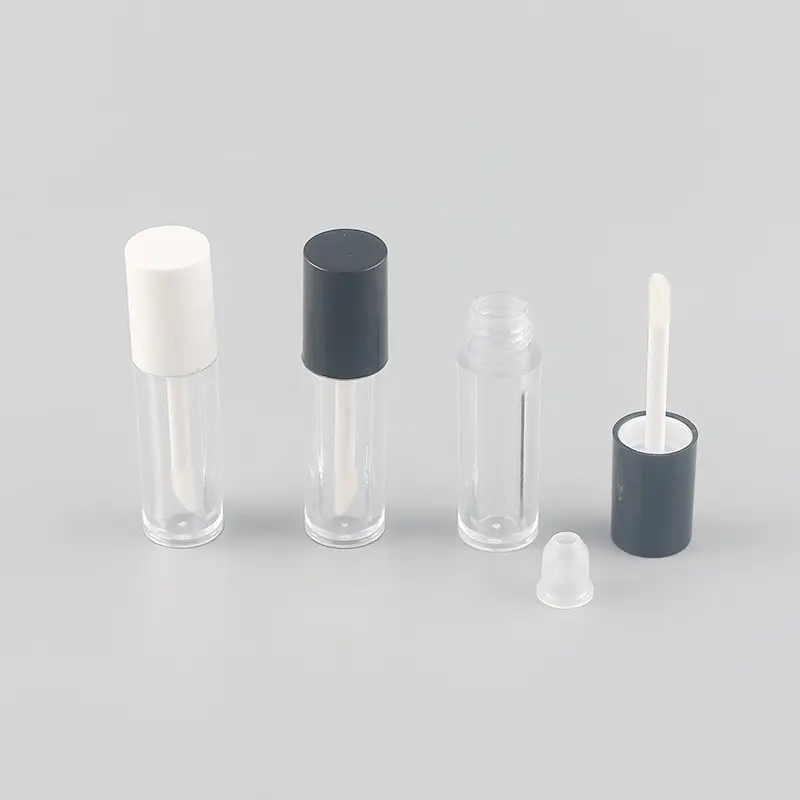 कस्टम लेबल लोगो सस्ती कीमत 1.2g मिनी छोटे DIY प्लास्टिक होंठ बाम चमक ट्यूब खाली कॉस्मेटिक पैकेजिंग तरल लिपस्टिक ट्यूब