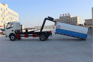 滚落废物容器6cbm吊钩提升垃圾车 - Product Image 4
