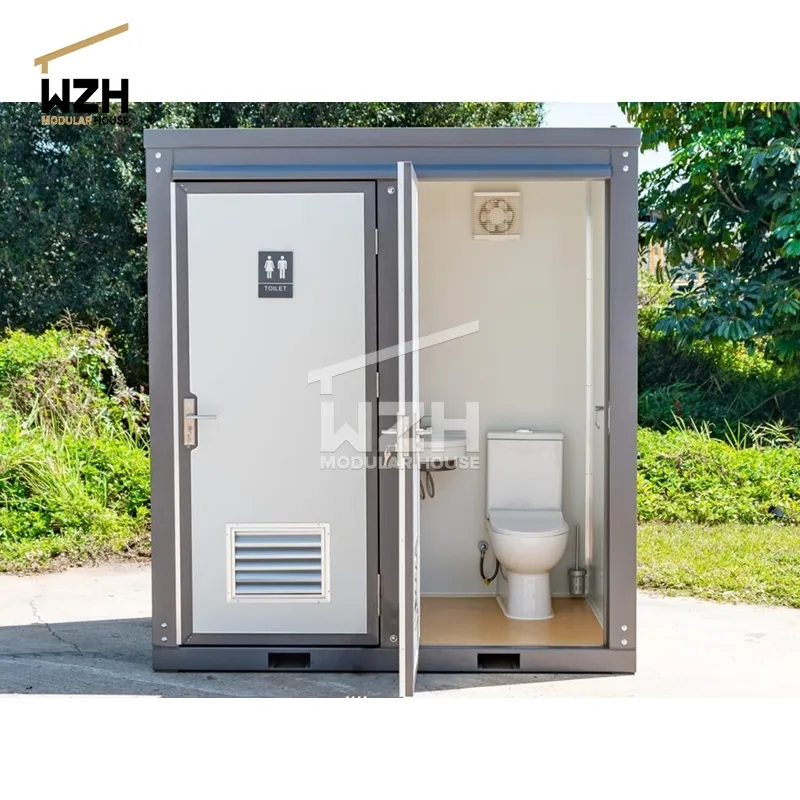 Set di servizi igienici e lavabo di lusso e servizi igienici mobili portatili esterni portatili per la vendita