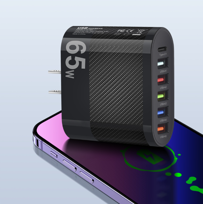 Chargeur rapide noir