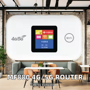 MiFi Pocket WIFI 5G LTE โมเด็มเราเตอร์ QoS ไฟร์วอลล์หน้าจอสีซิมการ์ดสอดใส่ VoIP 2.4G WAN พอร์ต3G Mobile CPE สำหรับรถยนต์5g - Product Image 2