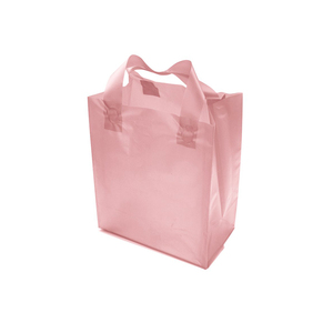 Eco Friendly Handbag Tote <strong>Handle</strong> Plastic <strong>Colorful</strong> Foldable Shopping Bag Custom on Line Shop Bag with <strong>Soft</strong> <strong>Loop</strong> <strong>Handle</strong> - Product Image 4