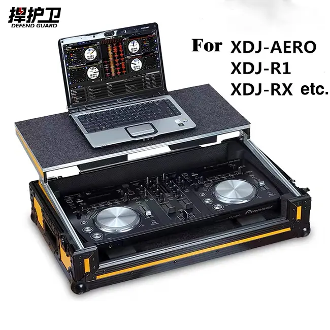 Road Custom Made DJ Mixer Flight Case DJ Rack Controller Case Carry DJ Aluminio Flight Case