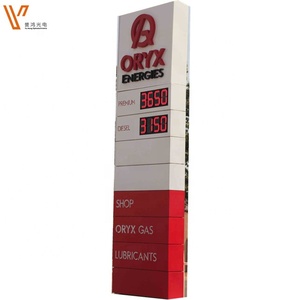 12 pollici 4 CIFRE 7 SEGMENTI LED PREZZO del GAS DISPLAY BORDO del SEGNO PER LA STAZIONE di BENZINA - Product Image 6