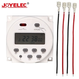 CN101A AC 220V Digital Timer Schalter 7 Tage Wöchentlich Programmierbare Zeit Relais Programmierer mit 4 Drähte