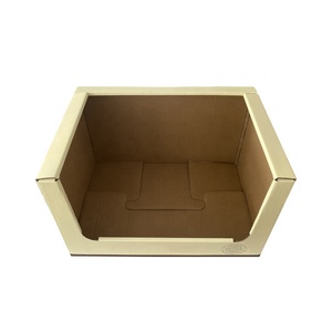 Soporte de exhibición de papel corrugado de tamaño personalizado, estante/Estantes/caja/cajas para tienda minorista, caja de papel de mostrador grande impreso