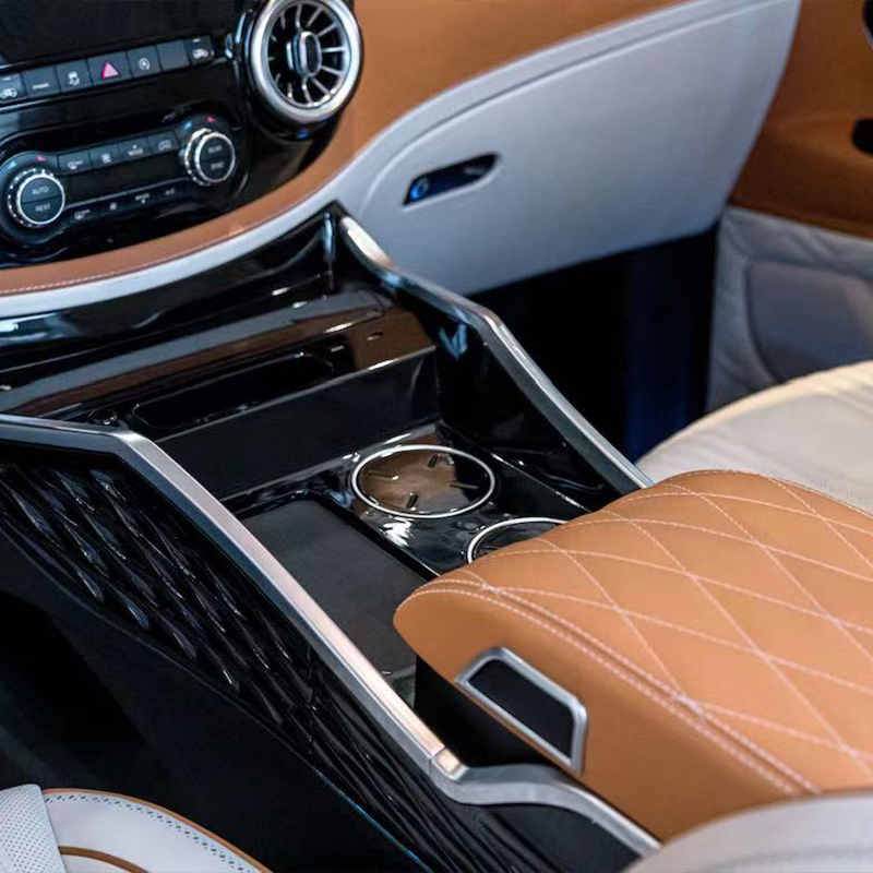 w/ electric fridge w/ leather wrapping