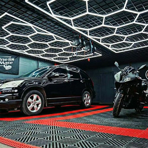 HanYin esagono con dettagli luminosi a tre colori per illuminazione a led esagonale per palestra da officina - Product Image 6