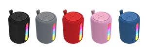 Poderoso alto-falante portátil recarregável com luzes LED RGB alto exterior estéreo Mini BT <span class=keywords><strong>Speaker</strong></span> <span class=keywords><strong>System</strong></span> para computador