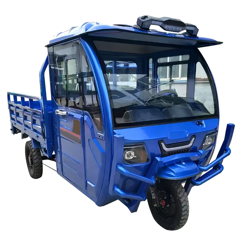 Cina prezzo di fabbrica all'ingrosso triciclo elettrico 2 posti tricicli 3 ruote elettrico con cabina