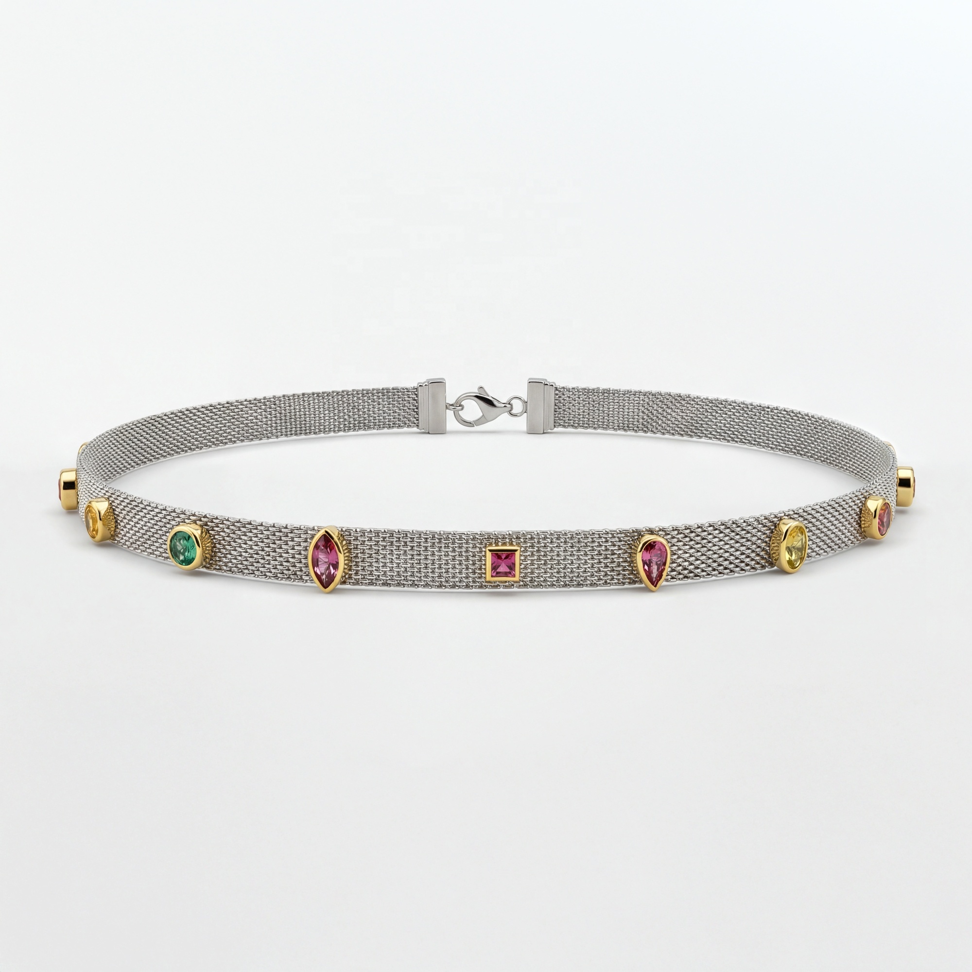 Multicolor / Two-tone (18K White & Yellow Gold Plated)
