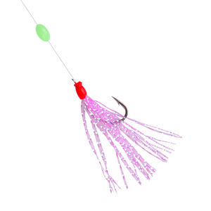 Palmer 6 móc <span class=keywords><strong>sabiki</strong></span> Giàn Khoan biển câu cá <span class=keywords><strong>sabiki</strong></span> móc sáng <span class=keywords><strong>sabiki</strong></span> nước mặn câu cá với da cá thật hoặc lông đầy màu sắc - Product Image 4