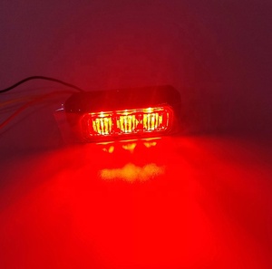 出厂价格DC10-30V 3发光二极管频闪灯发光二极管闪光灯应急频闪灯，具有多种闪光功能和颜色 - Product Image 4