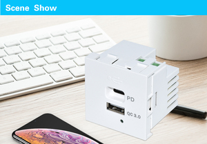 Fast Charging USB <strong>Socket</strong> Outlet 30w PD QC3.0 PC Compatible XJY-USB-17P-A/C-PD/QC USB Charger Modules - Product Image 5