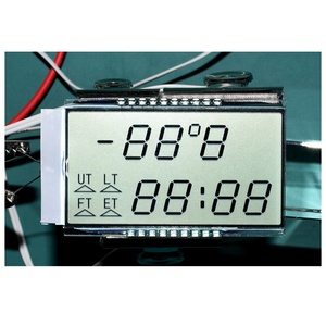 Fabbrica vendita calda RGB retroilluminazione termometro digitale LCD 7 segmenti Custom HTN TN Display LCD per termometro ir - Product Image 4