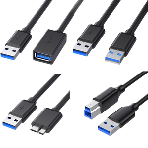 USB 3.0 erkek kadın uzatma kablosu tip A B B M/F veri senkronizasyon transferi süper hız 1M 1.5M - Product Image 1