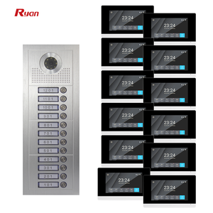 7 Inch Wired Wifi 3 Apartment/Family Video Door Phone <strong>Intercom</strong> <strong>System</strong> 1000TVL <strong>Camera</strong> Doorbell <strong>Camera</strong> with 12 Button 10 <strong>Monitors</strong> - Product Image 2