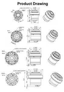 485 Protokoll Anpassbarer Roboter-Gelenk motor treiber für bürstenlose Arduino-Roboter motoren Drehzahl minderer - Product Image 4