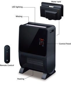 電気PTCヒーター多機能ヒーターを加湿する - Product Image 2
