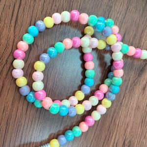 Shinning Electroplating Colorful Beads Data Charger 1M <strong>2</strong> <strong>in</strong> <strong>1</strong> Plated Beaded Fast Charging Cable - Product Image 3