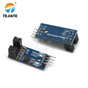 Módulo de Sensor de velocidad infrarrojo LM393 de 4 pines, optoacoplador de prueba de Motor contador con ranura Tipo IR para pruebas de velocidad de Motor, producto IC