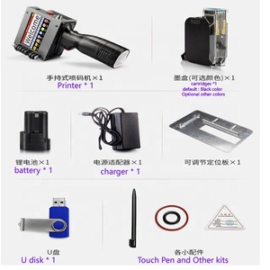 Günstige Inkjet Datums code Drucker Touchscreen 600DPI Handheld Coding Machine - Product Image 4