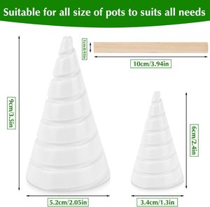 Làm Vườn đồng <span class=keywords><strong>Kit</strong></span> với dây đồng 2 cái fibonacci CuộN quanh co jigs <span class=keywords><strong>6</strong></span> cái cọc gỗ anten cho làm vườn không khí nhà máy - Product Image 2