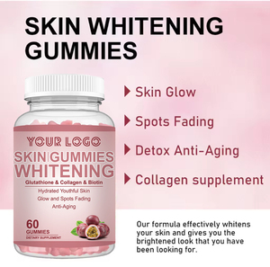 Glutathion Kollagen Gummies <span class=keywords><strong>L</strong></span>-Glutathion Gummi mit Kollagen Biotin Glow Beauty Haut aufhellung Gummies - Product Image 4