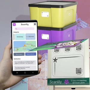 Tùy chỉnh không thấm nước Vinyl mã vạch QR mã Nhãn dán nhãn với số serial - Product Image 1