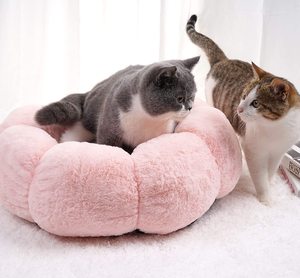 Alfombrillas calmante cómodas para perro, cama para perro con forma de flor, alta calidad - Product Image 4