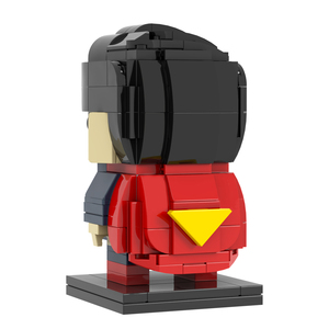 Moc7572 Clark Kent 188PCS vuông đầu gạch siêu anh hùng nhân vật hạt lắp ráp DIY xây dựng mô hình khối trẻ em Quà Tặng đồ chơi - Product Image 6