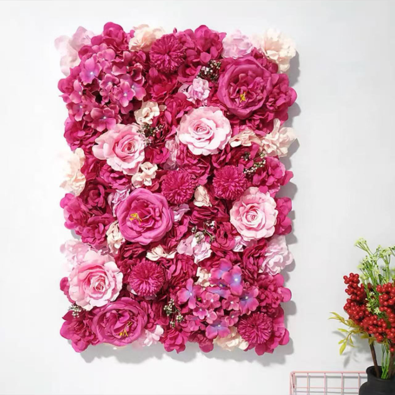Rose Rose Rouge Mur 0.4m * 0.6m