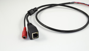 H.265 IPカメラモジュール用RJ45 + DC + オーディオ入力 + オーディオ出力ケーブル - Product Image 4