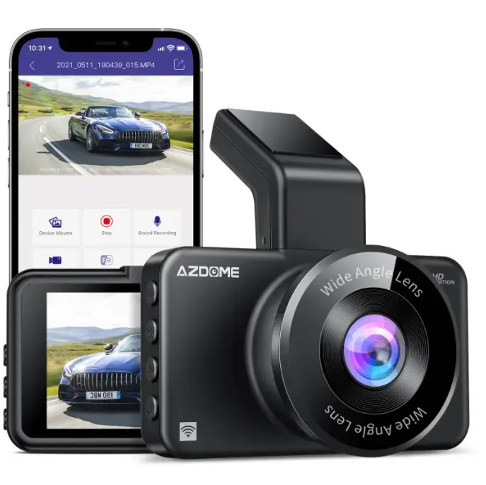 4K 1080p Car Black Box Full HD Dash Camera Dual Lens Front and Rear DVR Video Recorder for Car