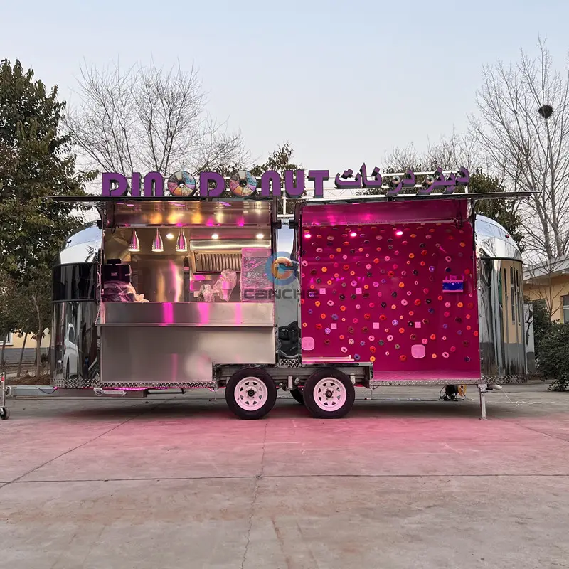 Aistraeam - Trailer comercial de palco pequeno para comerciantes de comida de rua, eventos de calçada
