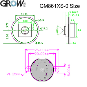 GM861XS-0 Small DC5V <strong>UART</strong>/USB Interface 1D/QR/2D Bar Code Scanner QR Code Scanner Module With White Green LED for <strong>Arduino</strong> Linux