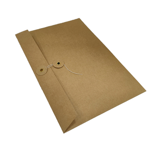 Umschlag aus recyceltem Karton in Sonder größe mit Knopfleiste, bedruckter Bastel umschlag - Product Image 3